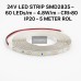 24V LED strip SMD2835 – 60 LEDs/m – 4.8W/m – CRI>80 – IP20 – 5 meter rol
