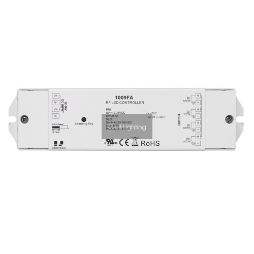 LED strip controller 83.1009FA – 4-kanaals RF 12–36V constant voltage