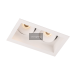 FORD 38 – Rechthoekige LED Inbouwspot 2x8W Dim-to-Warm (Zwart/Wit)
