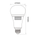 Mi-Light FUT105ZR – Zigbee + 2.4G RGB+CCT LED Bulb 12W – 2700K–6500K – 1100 lumen