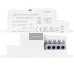 Hytronik HC005S Bewegingsmelder – Hoogfrequente Inbouwsensor 230V