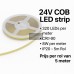 24V COB LED strip – 320 Chips/m – CRI>90 – 8W/m – IP20 – 5m Rol 