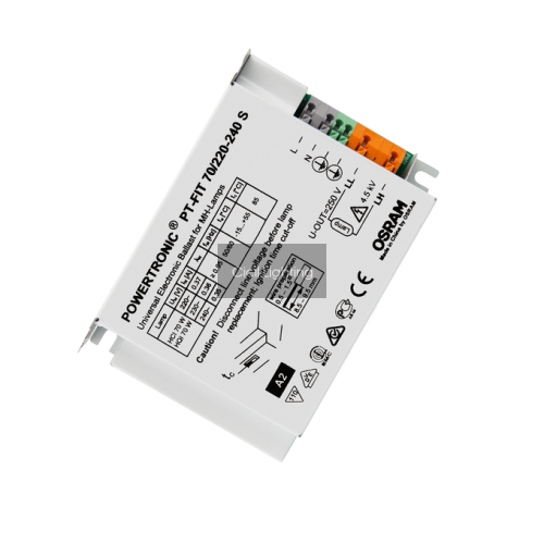 Osram Powertronic PT-FIT 70/220-240 S – EVG voor 70W CDM/HQI (Op=Op!)