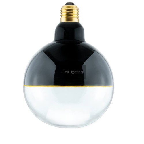 Segula Illusion Line Globe 127 Two-Tones Black Clear E27 5W 1900K – SG-55119