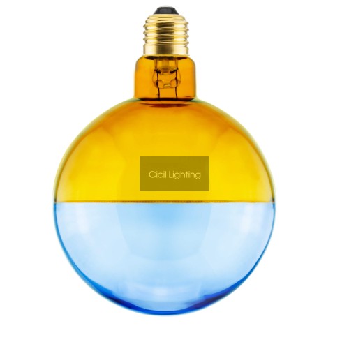 Segula Illusion Line Globe 127 Two-Tones Amber Blue E27 5W 1900K – SG-55122