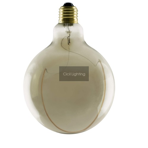 Segula Illusion Line Globe 125 Crescent Top Smokey E27 6W 1900K – SG-55481