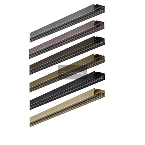 Amarcords 1-Fase Spanningsrail – Design Kleuren (Bronze, Corten, Brass & meer)