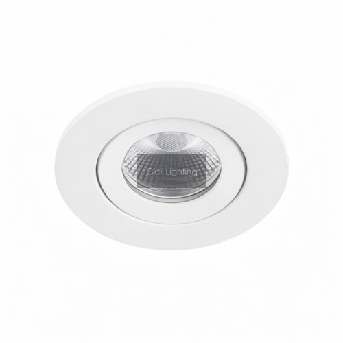 Brandvertragende Kantelbare LED Inbouwspot 8W – Dim to Warm (2000K–2800K) – IP65 – 83mm Zaagmaat