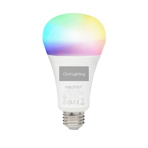 Mi-Light FUT105ZR E27 RGB+CCT LED Lamp 12W Zigbee + 2.4G