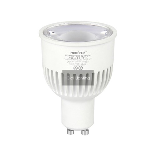 Mi-Light FUT106ZR GU10 RGB+CCT LED Spot 6W Zigbee + 2.4G 30°