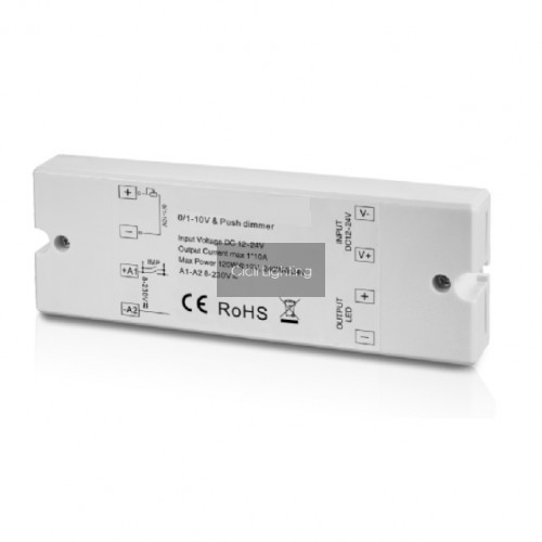 0/1-10v Pushdim dimmer