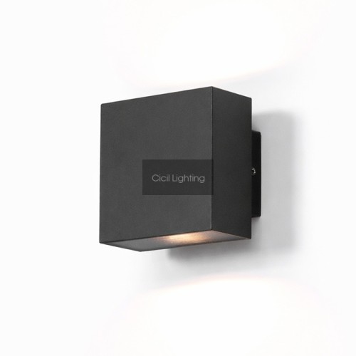 WALL3328 LED up down wandlamp vierkant IP65 7W