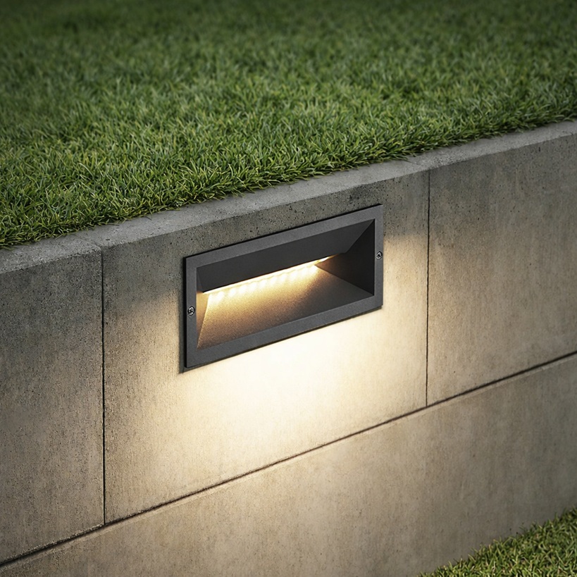 Inbouw Buiten Wandlampen